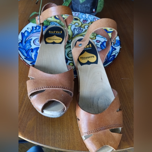 Swedish Hasbeens tan leather 36 - Picture 1 of 3